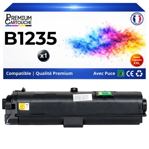 Toner compatible pour imprimantes Olivetti B1235 PGL2540 Noir 7200 Pages