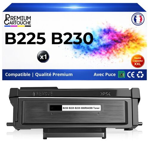 Toner 006R04400 006R04399 compatible pour 225 230 235 Noir Haute capacité avec puce 3000 pages