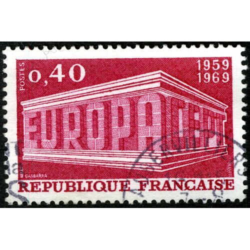 Timbre Oblitéré République Française , Europa Cept , 1959-1969 , Postes , 0.40