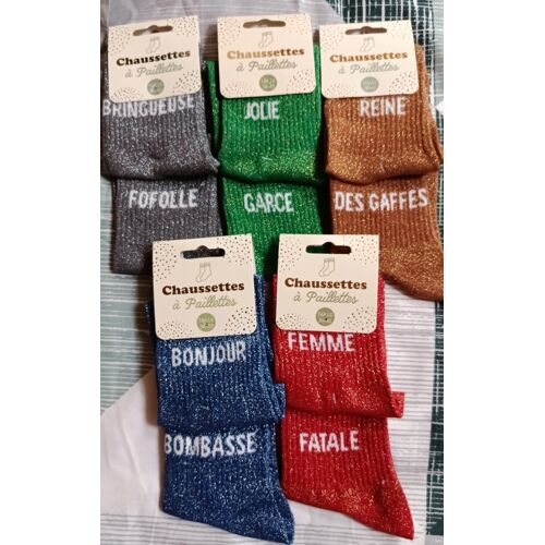 Lot Chaussettes À Paillettes