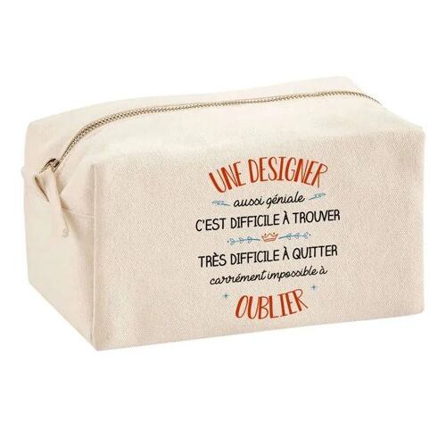 Trousse Multifonction Une Designer Aussi Géniale ¿ École, Maquillage, Bureau ¿ Trousse Scolaire ¿ Idée Cadeau Collègue Noël