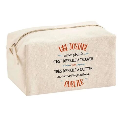 Trousse Multifonction Une Josiane Aussi Géniale ¿ École, Maquillage, Bureau ¿ Trousse Scolaire ¿ Idée Cadeau Collègue Noël