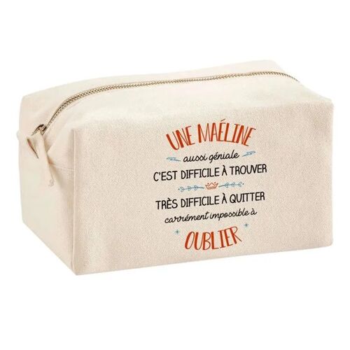 Trousse Multifonction Une Maéline Aussi Géniale ¿ École, Maquillage, Bureau ¿ Trousse Scolaire ¿ Idée Cadeau Collègue Noël