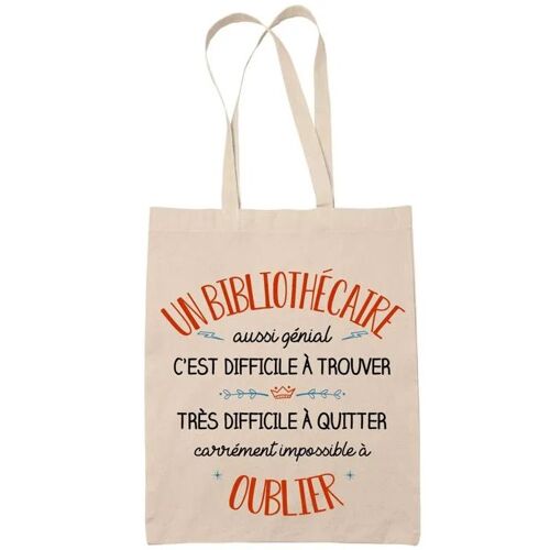 Tote Bag Un Bernard Aussi Génial Sac Cabas Coton Fairtrade Réutilisable pour Courses, Travail ou Transport ¿ Cadeau Original