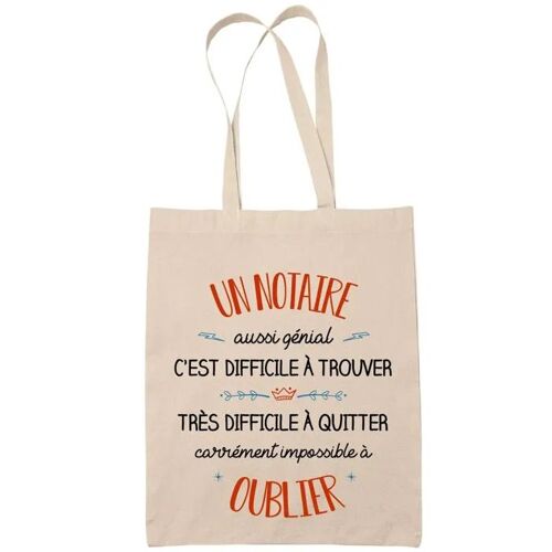 Tote Bag Un Nordine Aussi Génial Sac Cabas Coton Fairtrade Réutilisable pour Courses, Travail ou Transport ¿ Cadeau Original