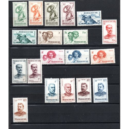 Timbres De Madagascar N° 300 À 318