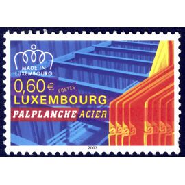 Timbre Luxembourg , Palplanche Acier , Made In Luxembourg , Postes 2003 , 0.60 E