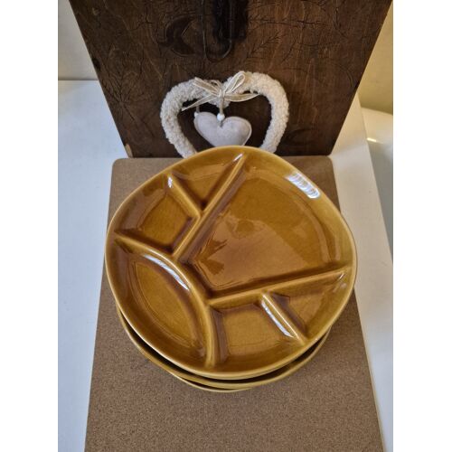 Lot De 6 Assiettes À Fondue (Ou Autre) Longchamp