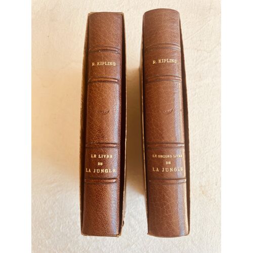 Le Livre De La Jungle / Le Second Livre De La Jungle (2 Volumes Reliés Cuir)