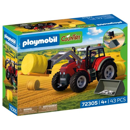 Tracteur fourche à paille