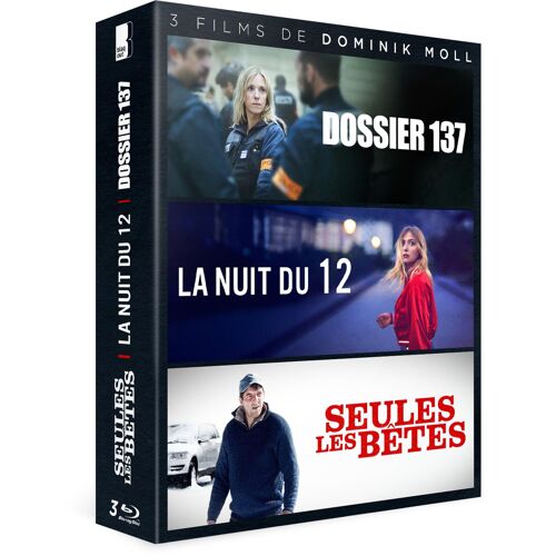 Dominik Moll En 3 Films : Seules Les Bêtes + La Nuit Du 22 + Dossier 137 - Blu-Ray