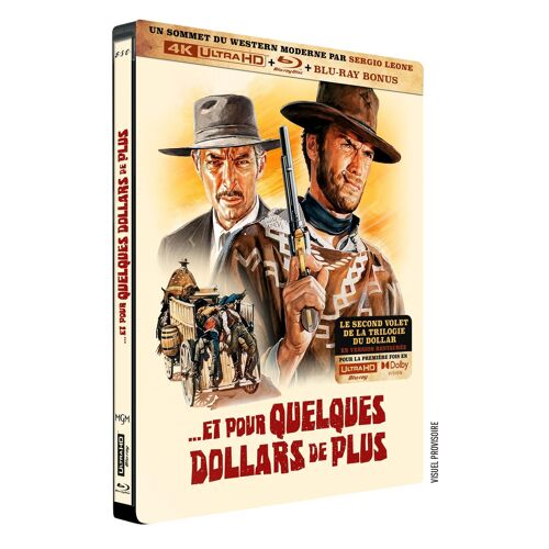 ...Et Pour Quelques Dollars De Plus - Édition Steelbook® Limitée - 4k Ultra Hd + Blu-Ray + Blu-Ray Bonus