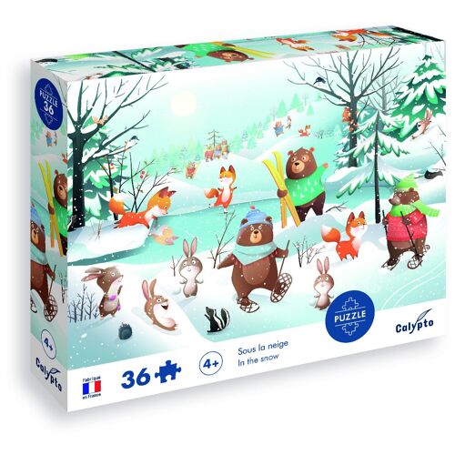 SentoSphère PUZZLE 36 pièces - Dans la Neige