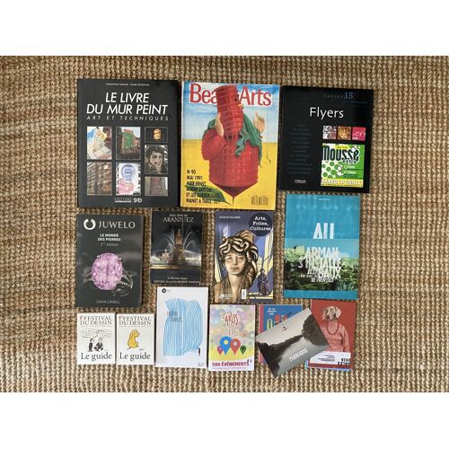 Lot Art Divers Dessin Beaux Arts 13 Livres & Documents 