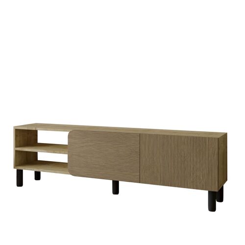 Meuble TV en bois "River" - 150 x 31 x 48 cm - Beige