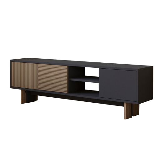 Meuble TV en bois "Ravello" - 150 x 30 x 45 cm - Marron