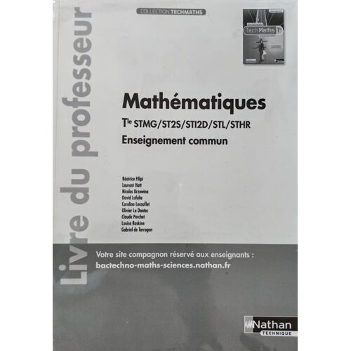 Mathématiques Terminale Enseignement Commun Corriges