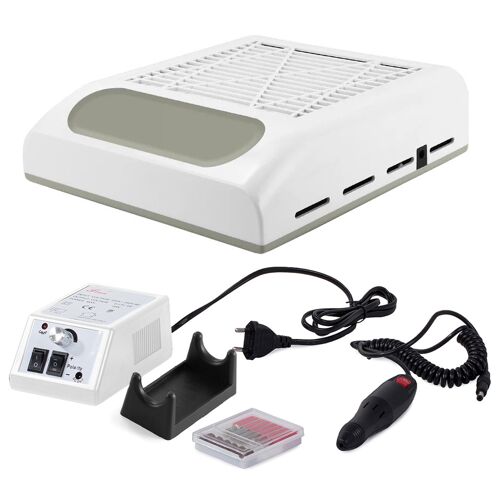 Kit Ponceuse Ongles Manucure Et Aspirateur 80w Multicolore