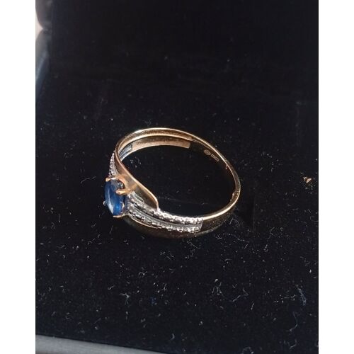 Bague En Or 9 Carats Avec Certificat D'Authenticité