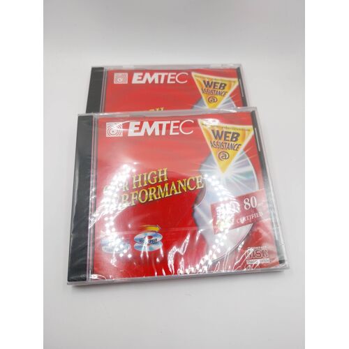 Lot de 2 CD R vierge,700 MB,80min,Neuf Sous Blister