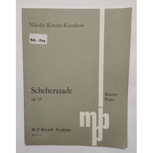 Nikolai Rimsky-Korsakow -Scheherazade