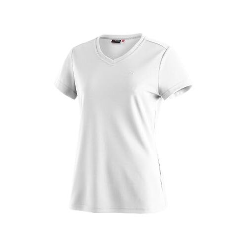 Maier Sports - Women's Trudy - T-Shirt Technique Taille 34, Gris/Blanc