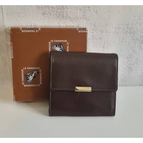 le tanneur portefeuille cuir cafe 111_61_15 vintage porte monnaie