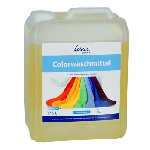Lessive couleur 5 litres, liquide écologique, certifiée NCP-vegan