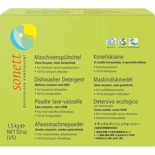 Lessive Sonett - DE4023 - Lessive pour machine à laver domestique 1500 g