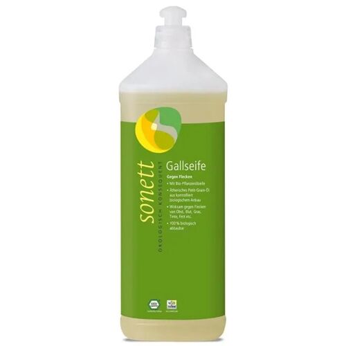 Savon fiel 1 litre, détachant naturel, pour enlever les taches