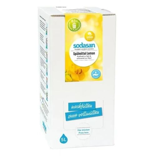 Liquide vaisselle concentré 5 litres, liquide vaisselle ecologique, citron & lime