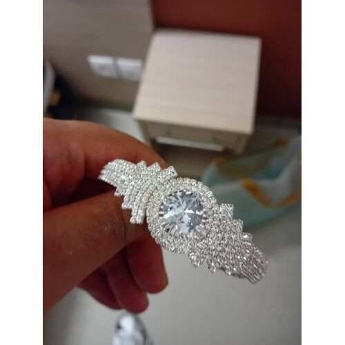Bracelet En Diamant Et Zyrco
