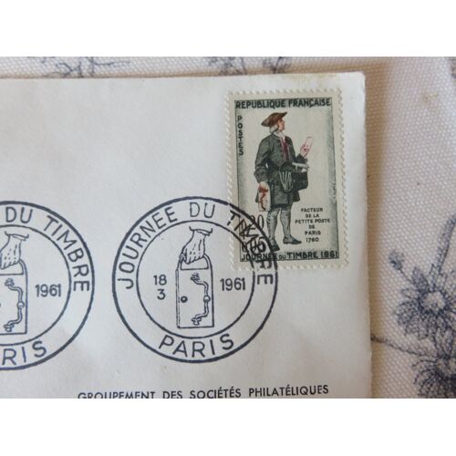 Enveloppe 1er Jour "Journée Du Timbre 1961" - 18/03/1961