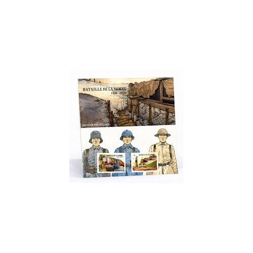 Première Guerre Mondiale : Bataille De La Somme Bloc Souvenir N° 128 Année 2016 N° 5075 5076 Yvert Et Tellier Luxe