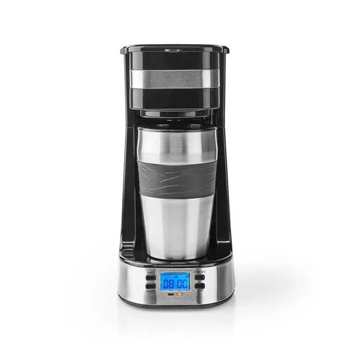 Cafetière 1 Tasse - Mug De Voyage À Double Paroi - 0,42 L - Minuteur