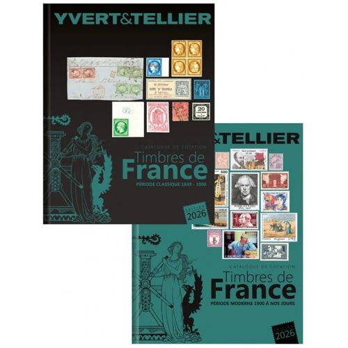 Catalogue Yvert Et Tellier France 2026 En 2 Volumes