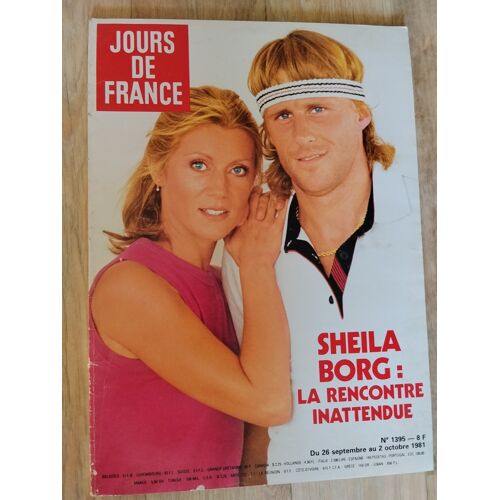 Jours De France - Sheila Et Borg Couverture - El Cordobés - Roger Moore - Grace De Monaco - Alain Prost ...