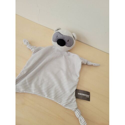 Doudou panda gris orchestra