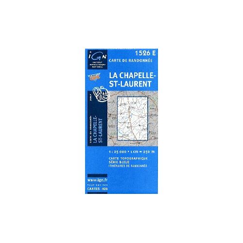 Carte Ign La Chapelle-St-Laurent 1526 E