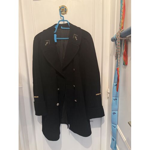 Manteau Militaire Gendarmerie Années 45 - Tailleur Couturier Militaire La Perla Nîmes - Boutons D?Origine - Collection - Aucun Trou - Bon État Propre -