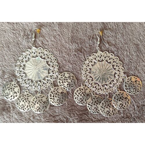 Ensemble De 3 Paires De Boucles D'oreilles Vintage Pour Femmes, Bijoux Féminins, Style Indien, Gitane, Turc, Africain