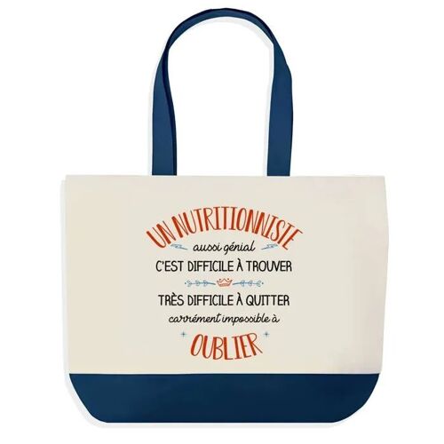 Sac Shopping Bleu Notaire Aussi Génial ¿ Cabas Coton Solide & Pratique pour Courses, Travail ¿ Idée Cadeau Original Collègue