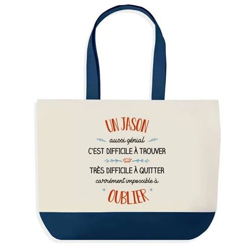 Sac Shopping Bleu Jardinier Aussi Génial ¿ Cabas Coton Solide & Pratique pour Courses, Travail ¿ Idée Cadeau Original Collègue