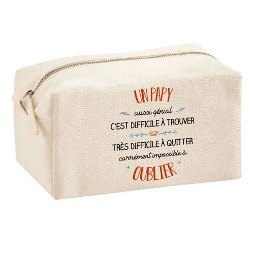 Trousse Multifonction Un Papounet Aussi Génial ¿ École, Maquillage, Bureau ¿ Trousse Scolaire ¿ Idée Cadeau Collègue Noël