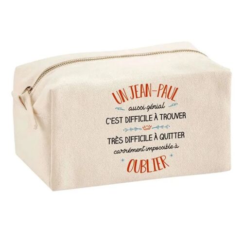 Trousse Multifonction Un Jean-Patrick Aussi Génial ¿ École, Maquillage, Bureau ¿ Trousse Scolaire ¿ Idée Cadeau Collègue Noël
