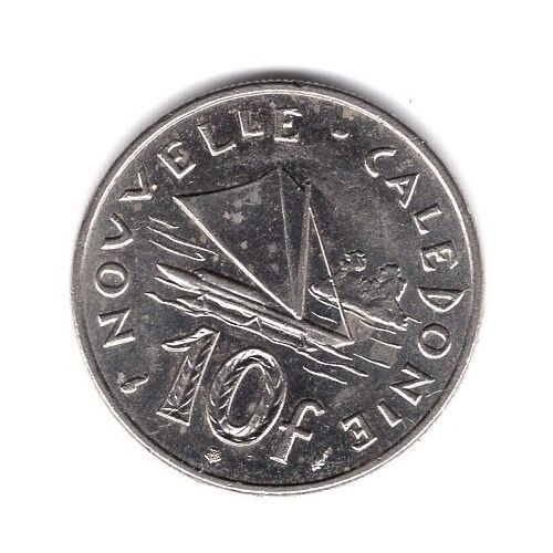 Piece De Monnaie Nouvelle Caledonie 10 Francs 1977 Km 11 Nickel Poids 6.00 G Diametre 24.00 Mm