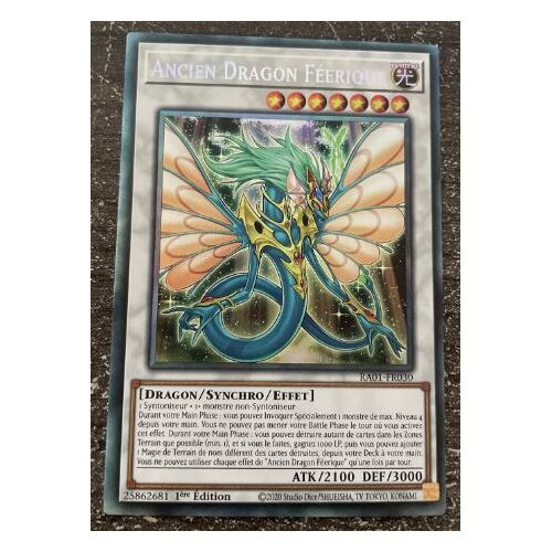Yu Gi Oh Ra01 Fr030 Ancien Dragon Féerique Collector Rare