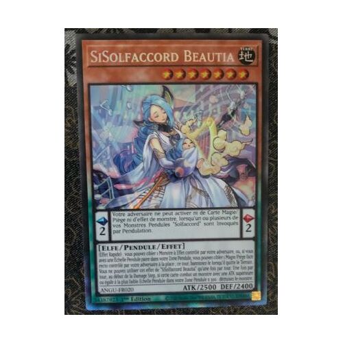 Yu Gi Oh Angu Fr020 Sisolfaccord Beautia Collector Rare