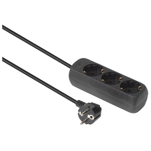 Microconnect GRU0035B multiprise 5 m 3 sorties CA Intérieure Noir