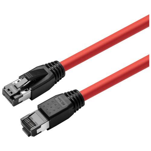 Microconnect MC-SFTP8005R câble de réseau Rouge 0,5 m Cat8.1 S/FTP (S-STP)